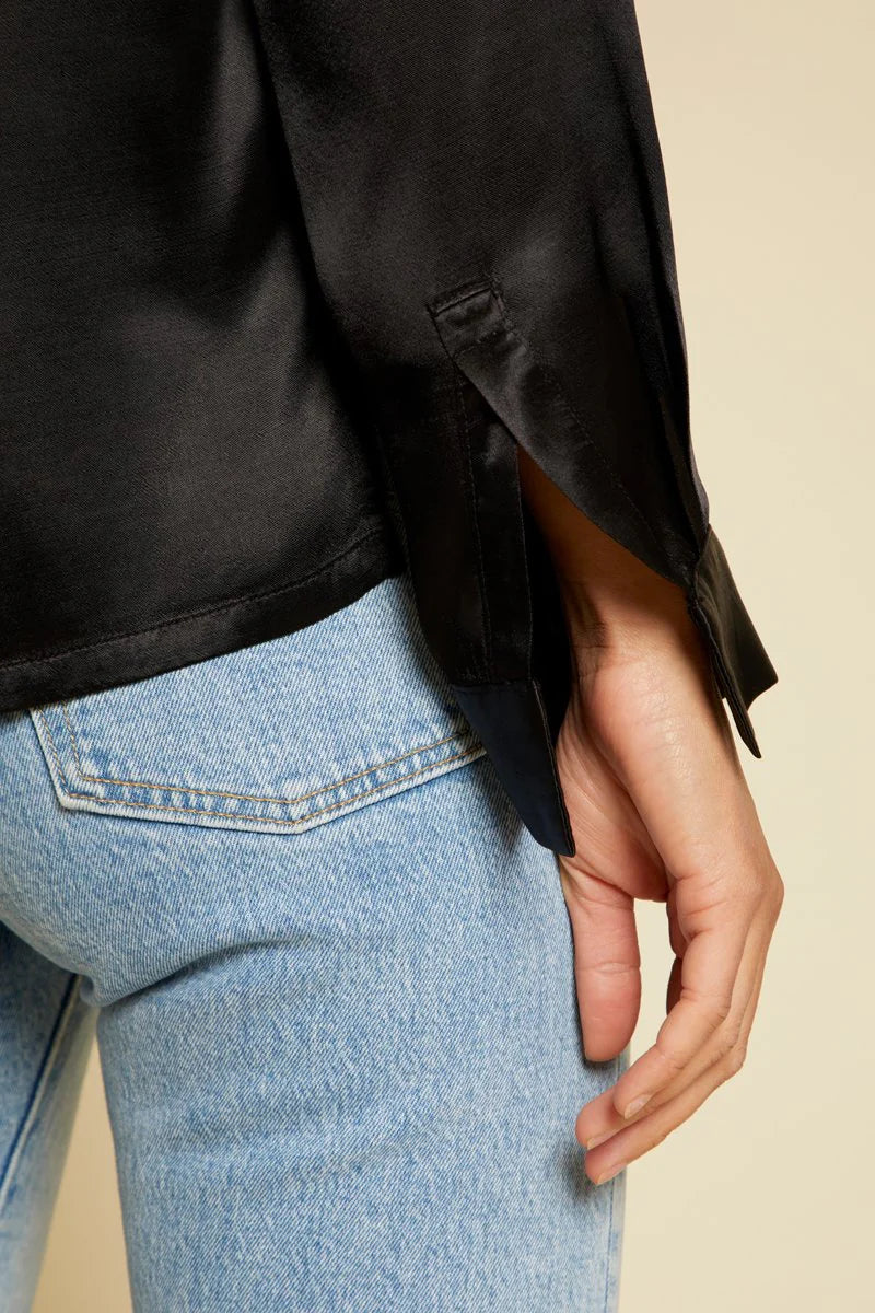 Platinum Silky Henley