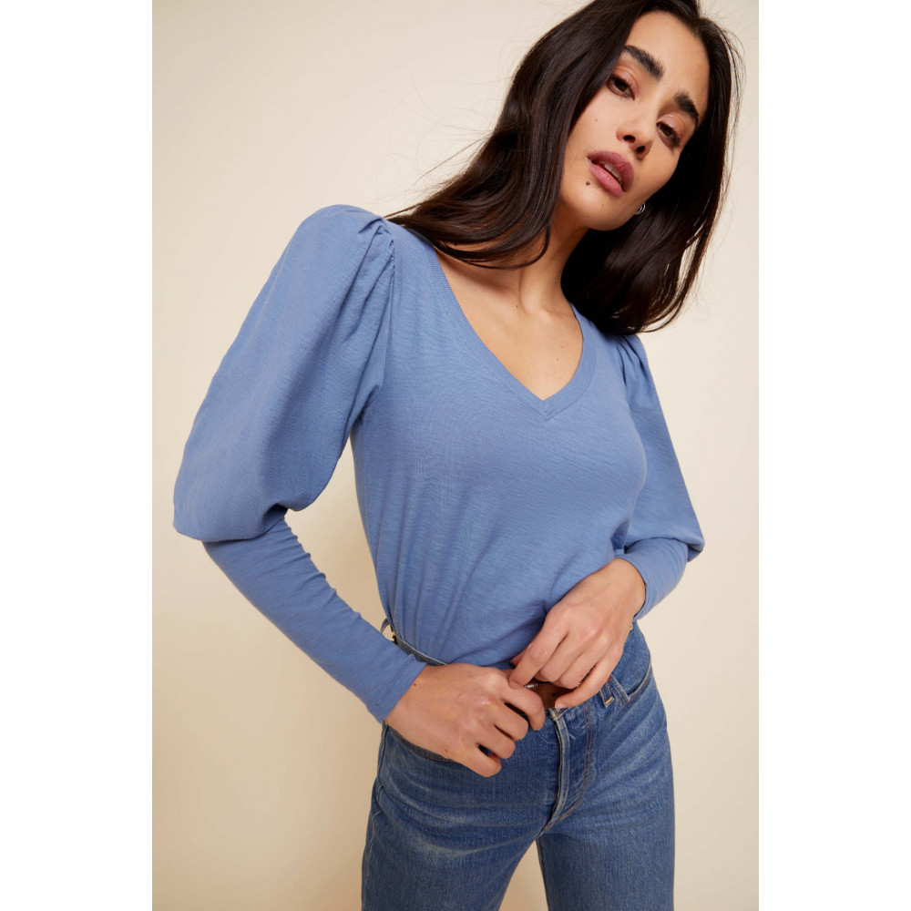 Alba Long Drama Sleeve Top