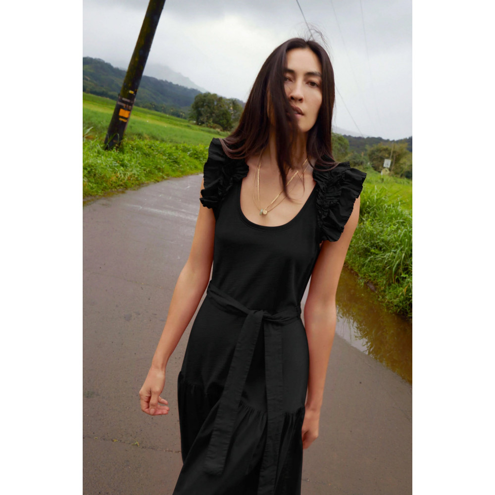 Shine Flow Frilly Dress