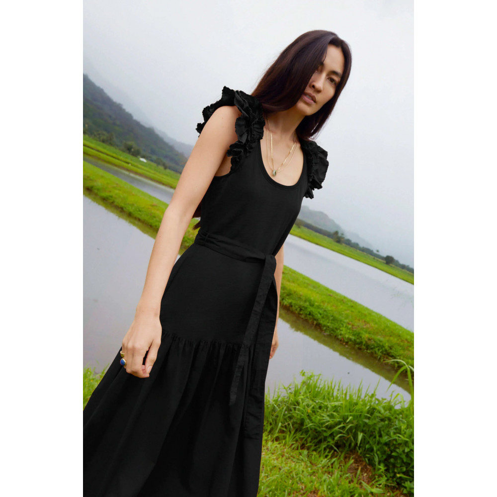 Shine Flow Frilly Dress