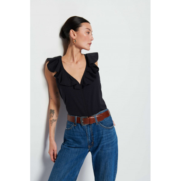 Umbra Stile Ruffle Tank Top