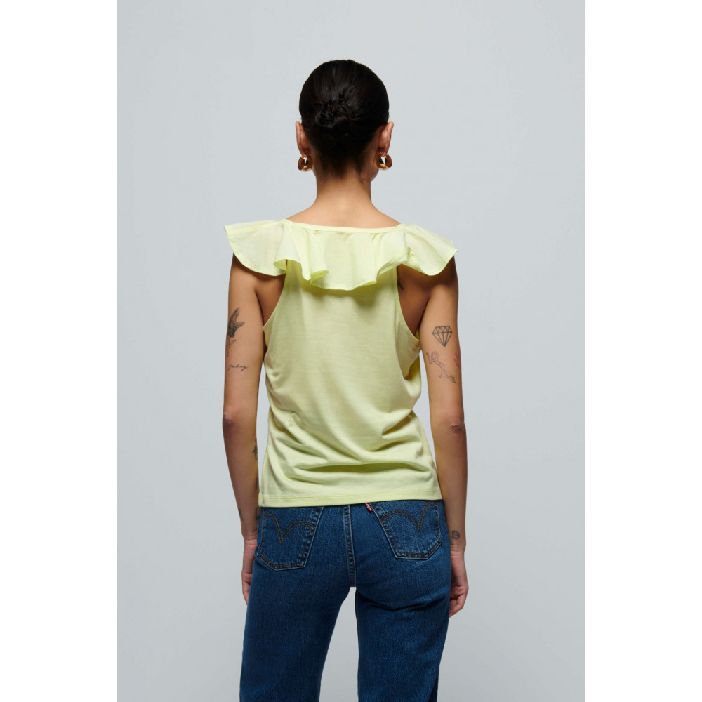 Umbra Stile Ruffle Tank Top