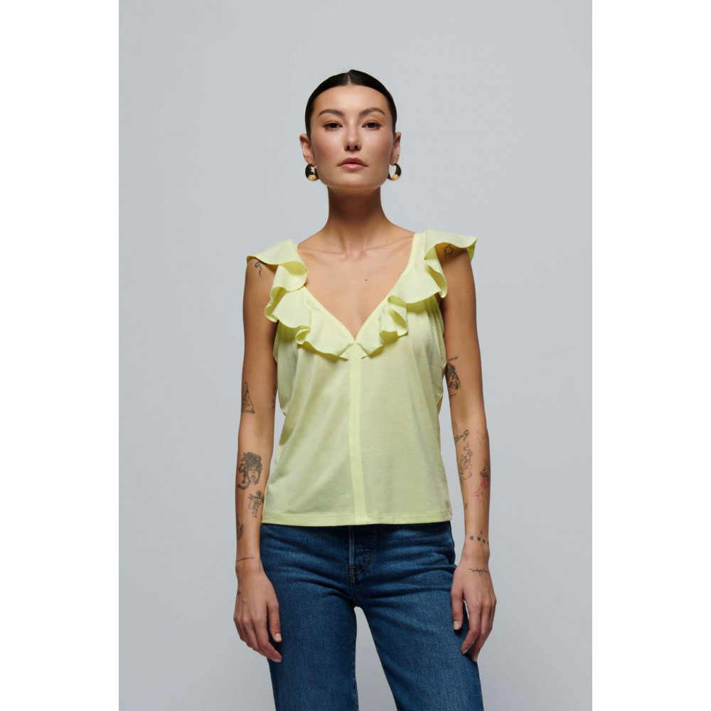 Umbra Stile Ruffle Tank Top