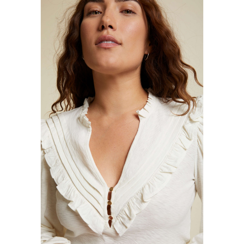 Ardore Glow Yoked Top