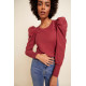 Soft Puff Sleeve Top