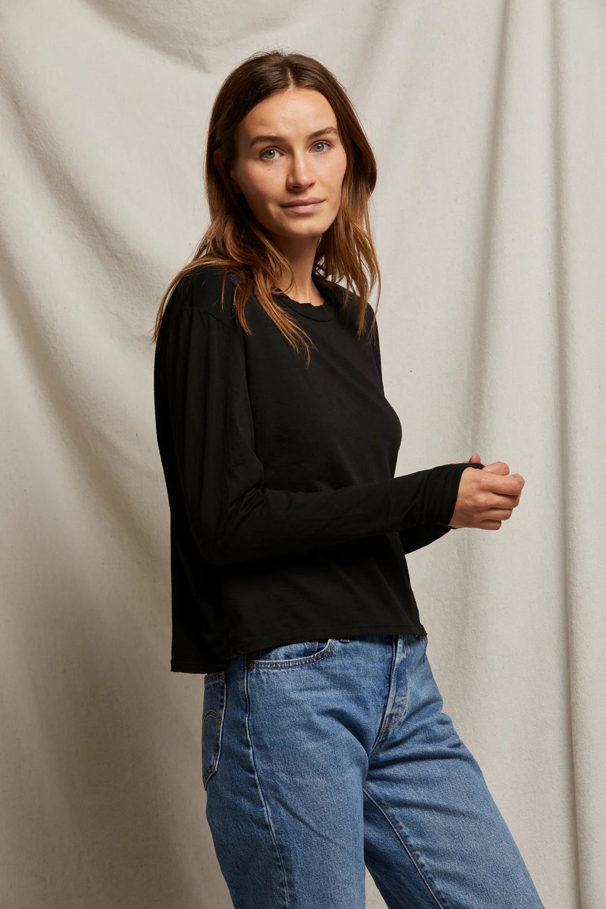 Grand Long Sleeve Crew Tee