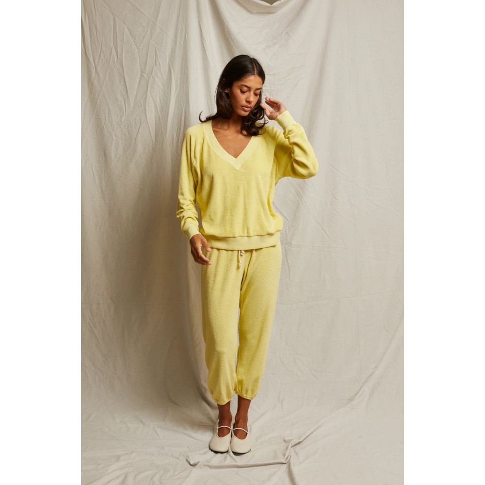 Bellezza Rush Terry V Neck Sweatshirt