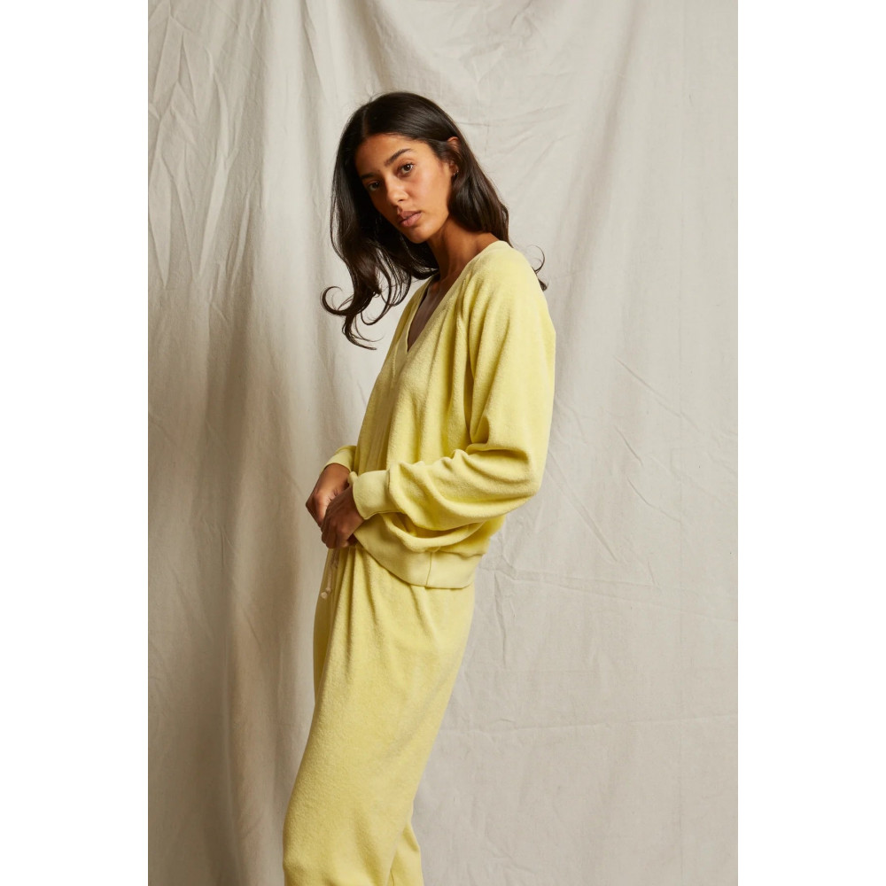 Bellezza Rush Terry V Neck Sweatshirt