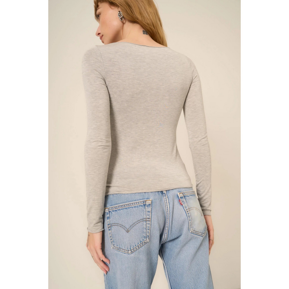 Rhythm Boat Neck Long Sleeve