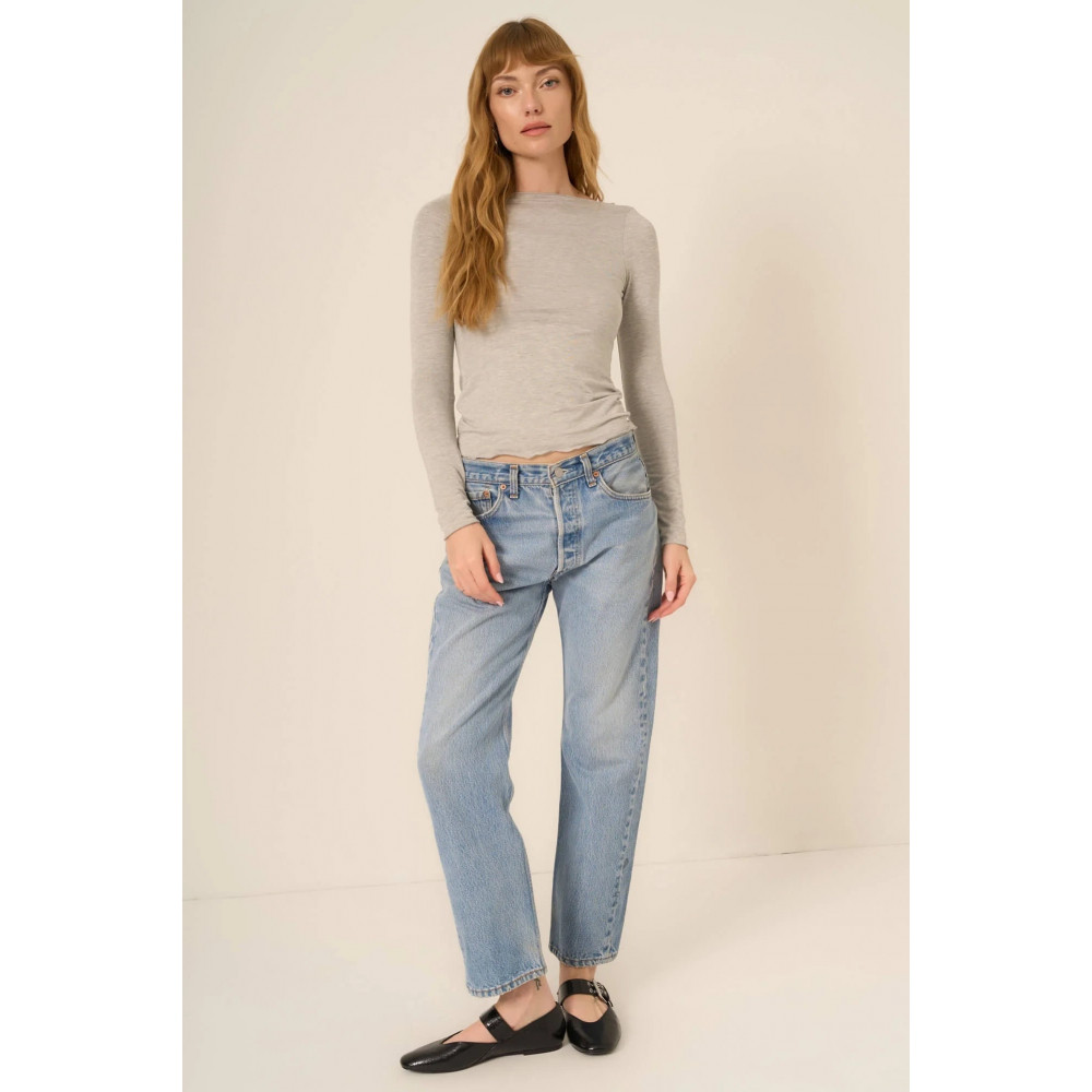 Rhythm Boat Neck Long Sleeve