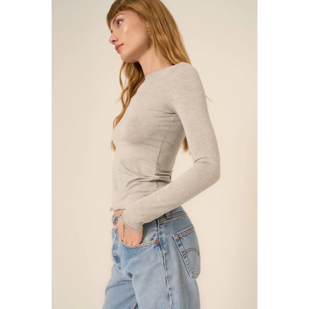 Rhythm Boat Neck Long Sleeve