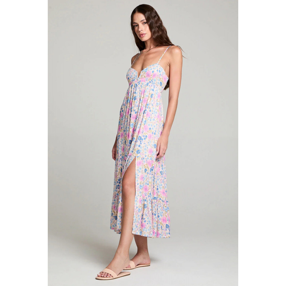 Link Calma Floral Midi Dress