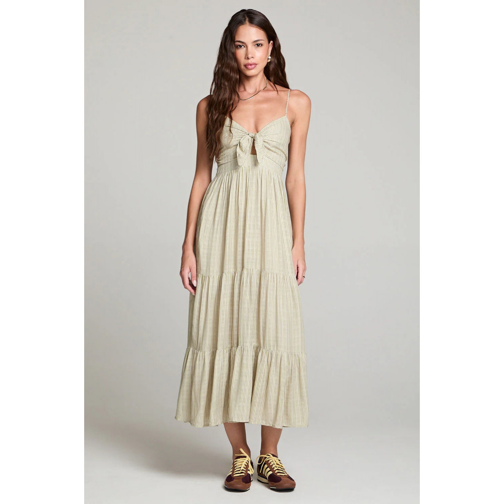 Énigme Midi Stripe Dress