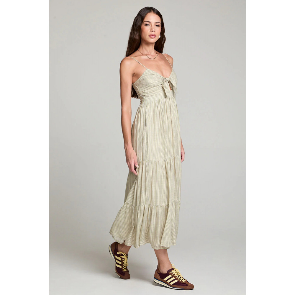 Énigme Midi Stripe Dress