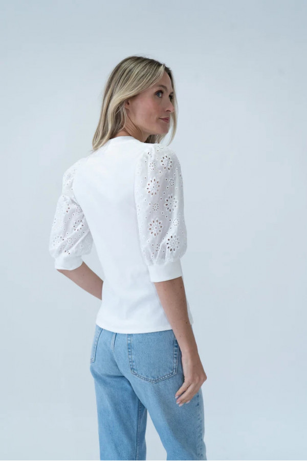 Astre Sleeve Knit Henley