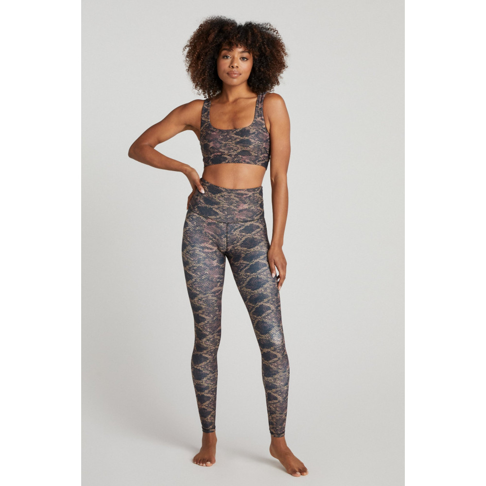 Glitter Snake Ankle Legging