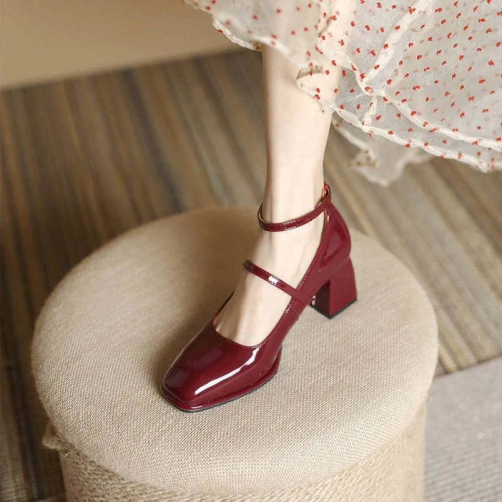 Crimson Glow Shoes