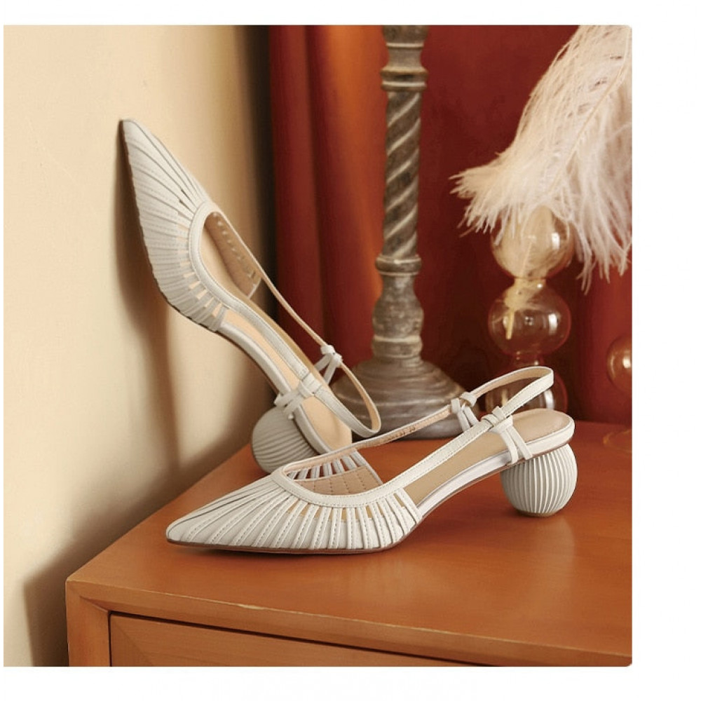 Silk Symmetry Sandals