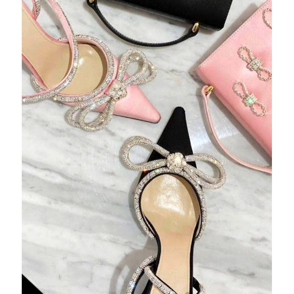 Satén Crystal Heels