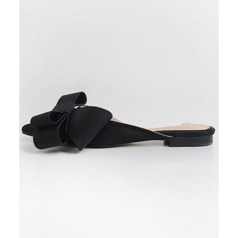 Tempest Rise Bow Slippers