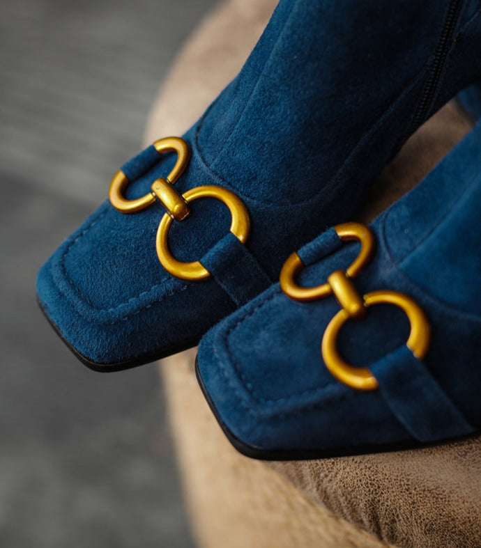 Gloria Leather Ankle Boots