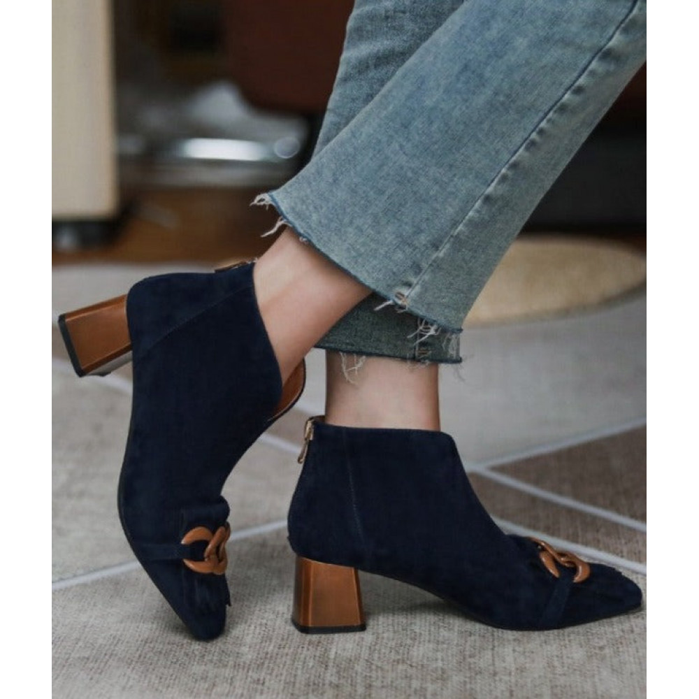 Haze Zipper Ankle Boots