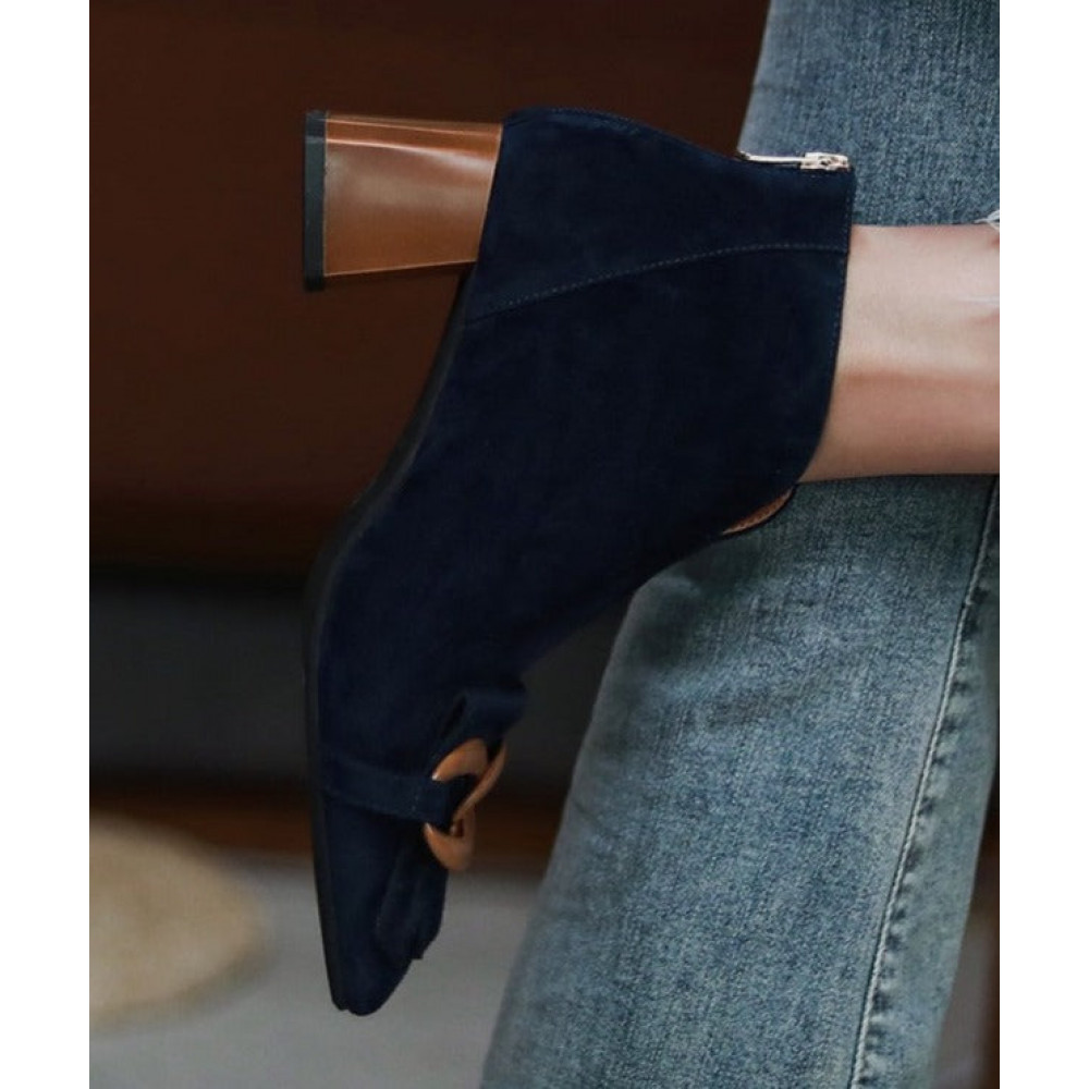 Haze Zipper Ankle Boots