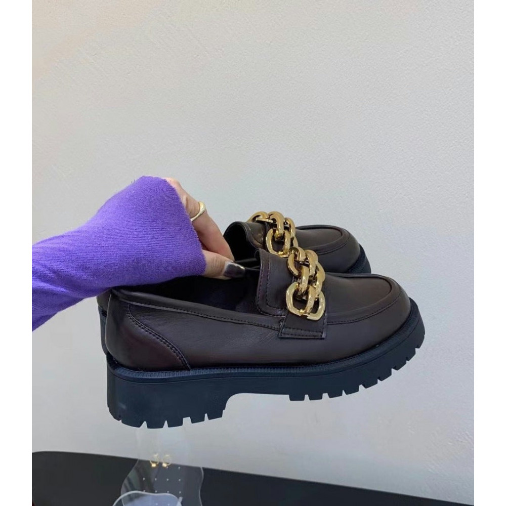 Fiore Metal Chain Loafers